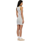 Casablanca Gray & Green Seamless Minidress