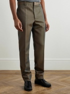 Jil Sander - Straight-Leg Virgin Wool-Blend Twill Trousers - Neutrals