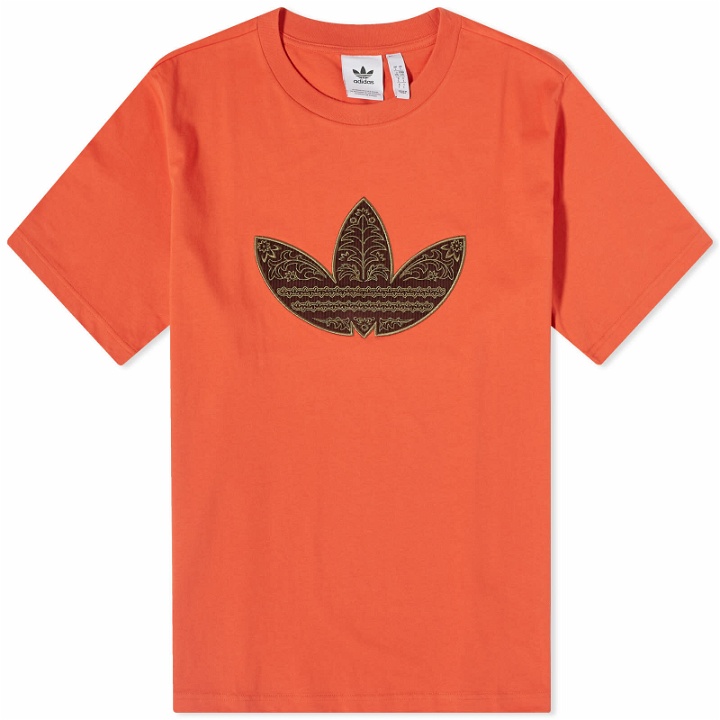 Photo: Adidas Men's APPLIQUE T-Shirt in Preloved Red