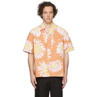 Jacquemus Orange La Chemise Jean Short Sleeve Shirt