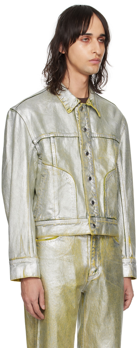 Eckhaus Latta Silver El Denim Jacket