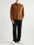 Zegna - Cotton-Blend Corduroy Overshirt - Brown