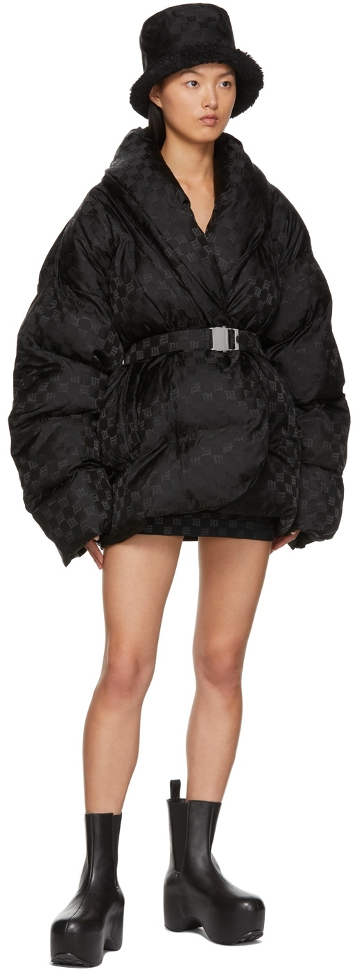 MISBHV Beige Monogram Puffer Jacket