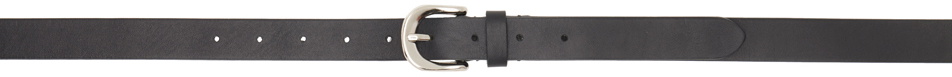 Dunst Black D-Buckle Belt