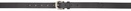 Dunst Black D-Buckle Belt