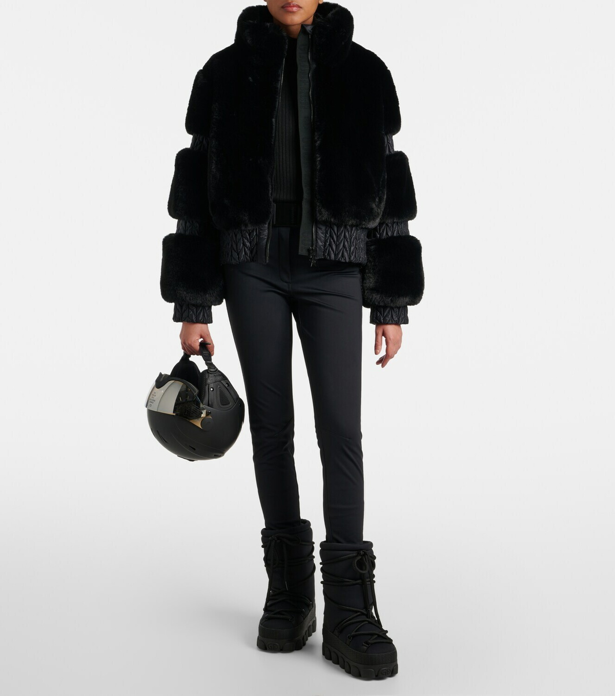 Goldbergh Furry faux fur ski jacket
