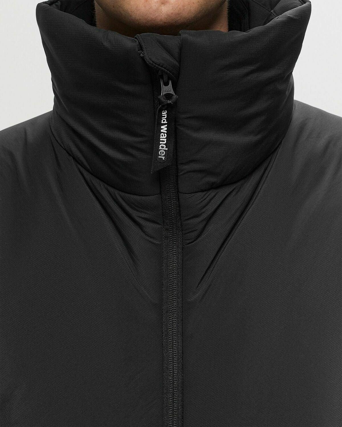 And Wander Top Fleece Coat Black Coats/Parkas and Wander