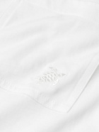 Vilebrequin - Titan Slim-Fit Logo-Embroidered Cotton-Jersey T-Shirt - White