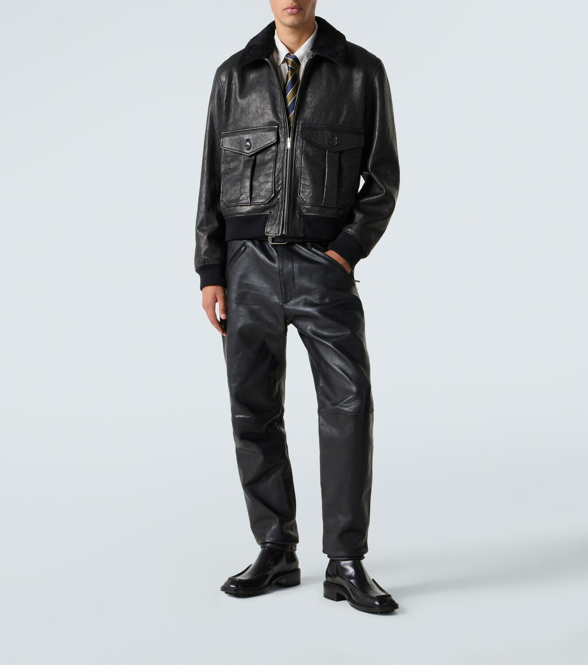 Saint Laurent Joe leather Chelsea boots