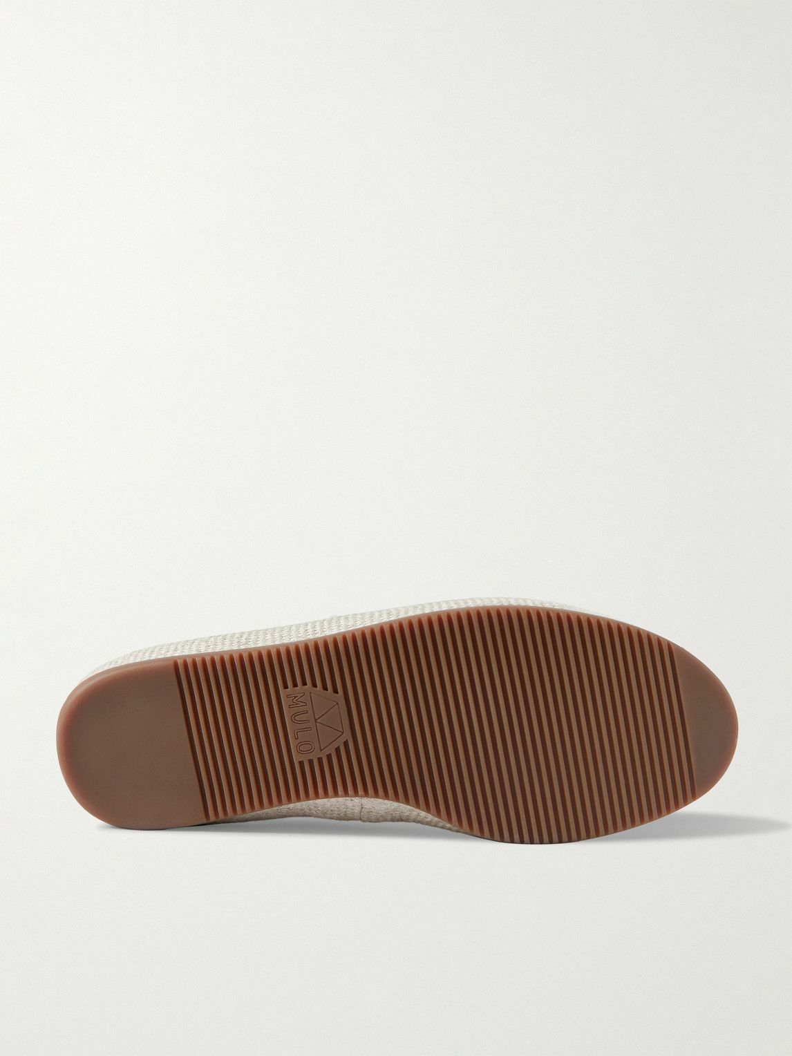 Mulo - Linen Espadrilles - Gray