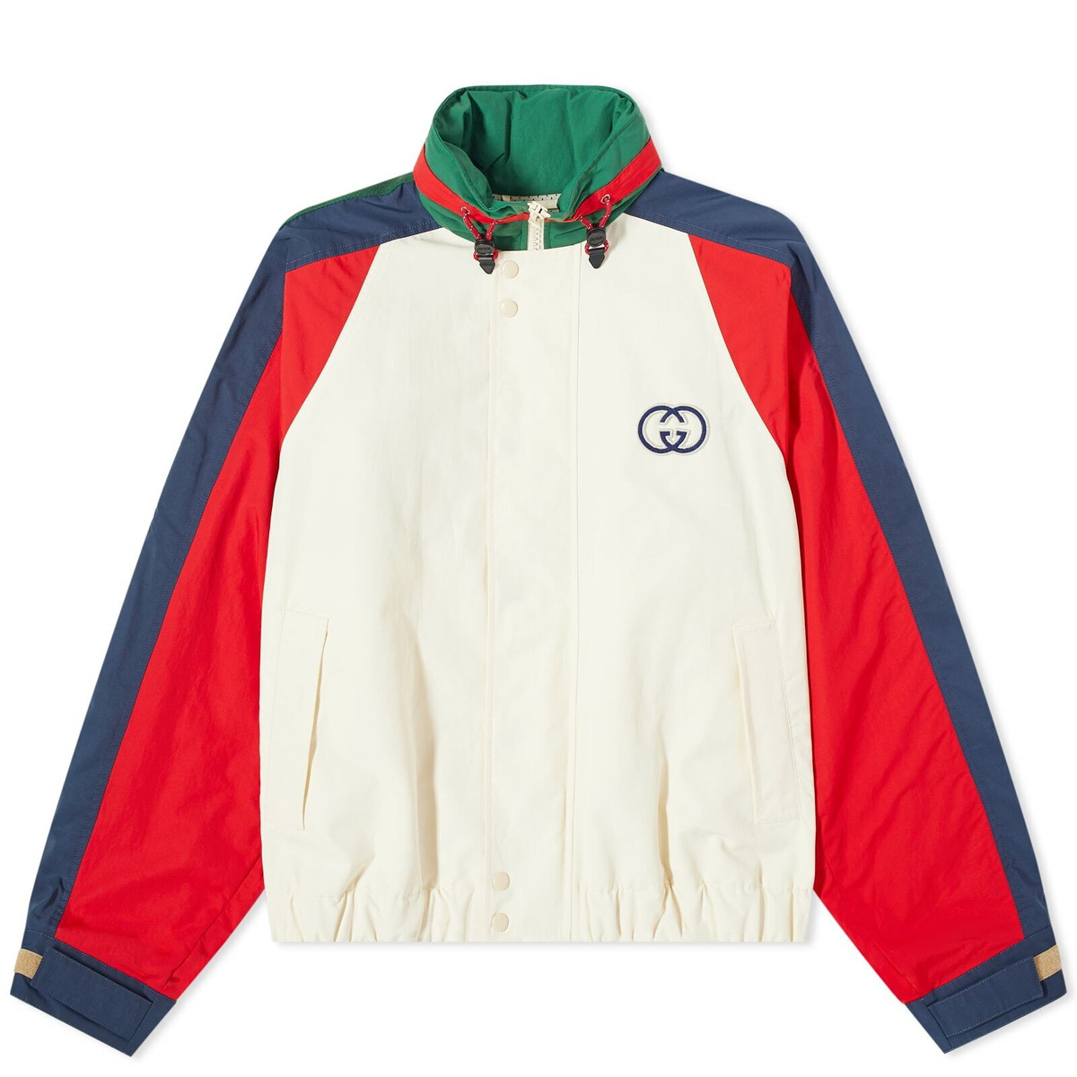 Gucci Men's GG Logo GRG Jacket in Ivory Gucci