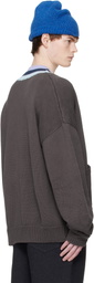 Edward Cuming Brown Heart Throb Cardigan