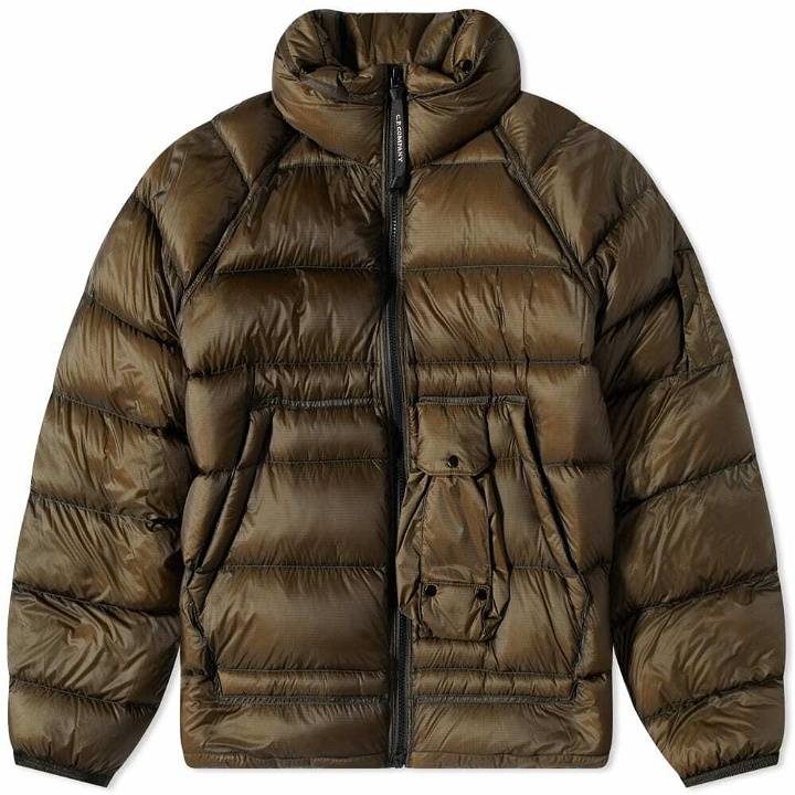 Photo: C.P. Company Men's DD Shell Down Jacket in Ivy Green