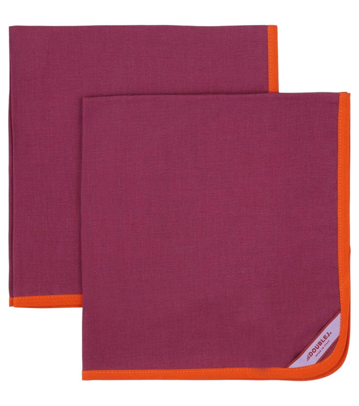 Photo: La DoubleJ Rainbow Raspberry Large set of 2 napkins