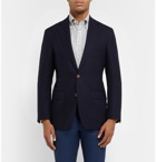 Thom Sweeney - Navy Curzon Slim-Fit Wool Blazer - Blue