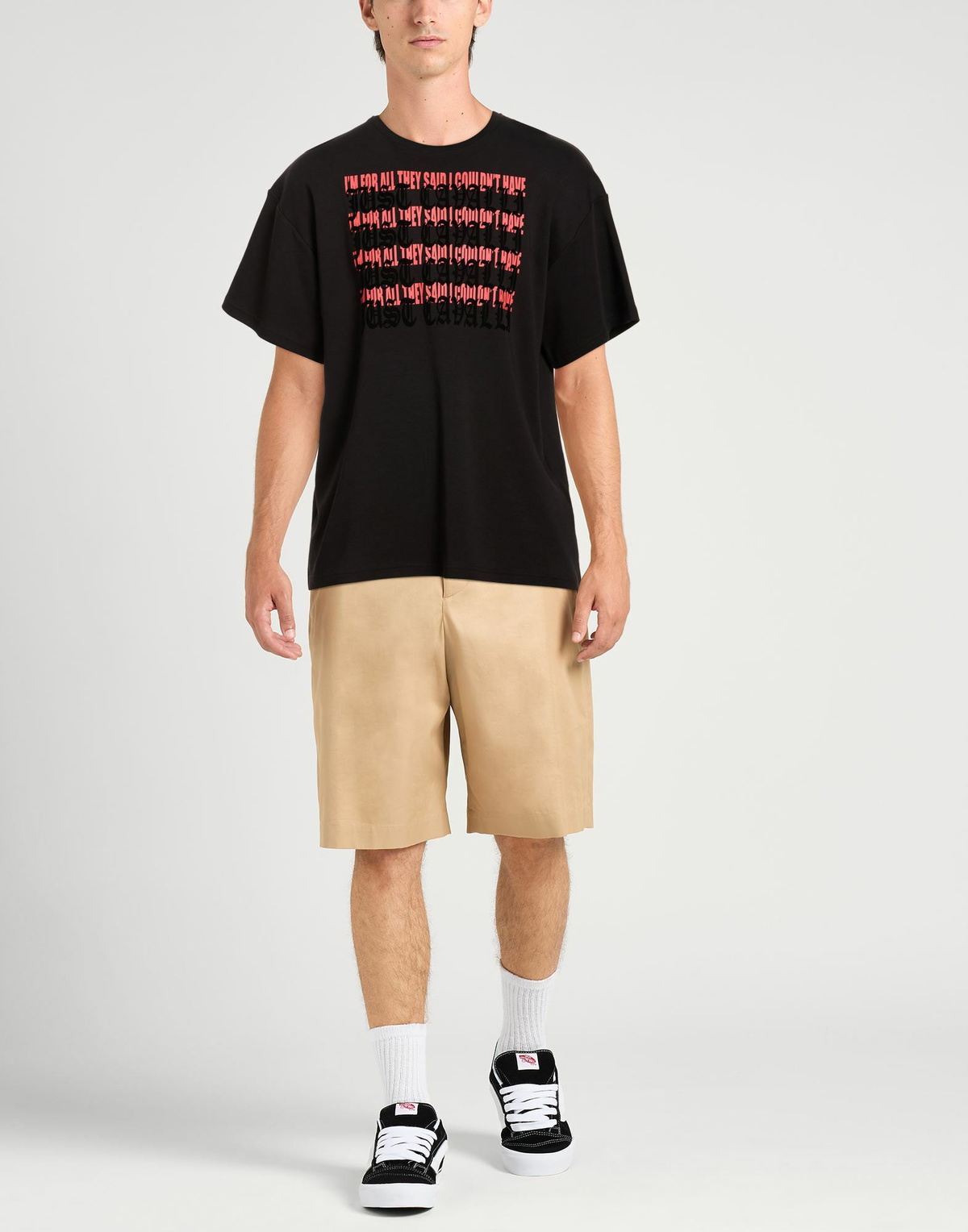 Just Cavalli Mens T-shirt in Black