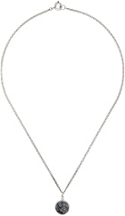 Isabel Marant Silver & Black Stone Necklace