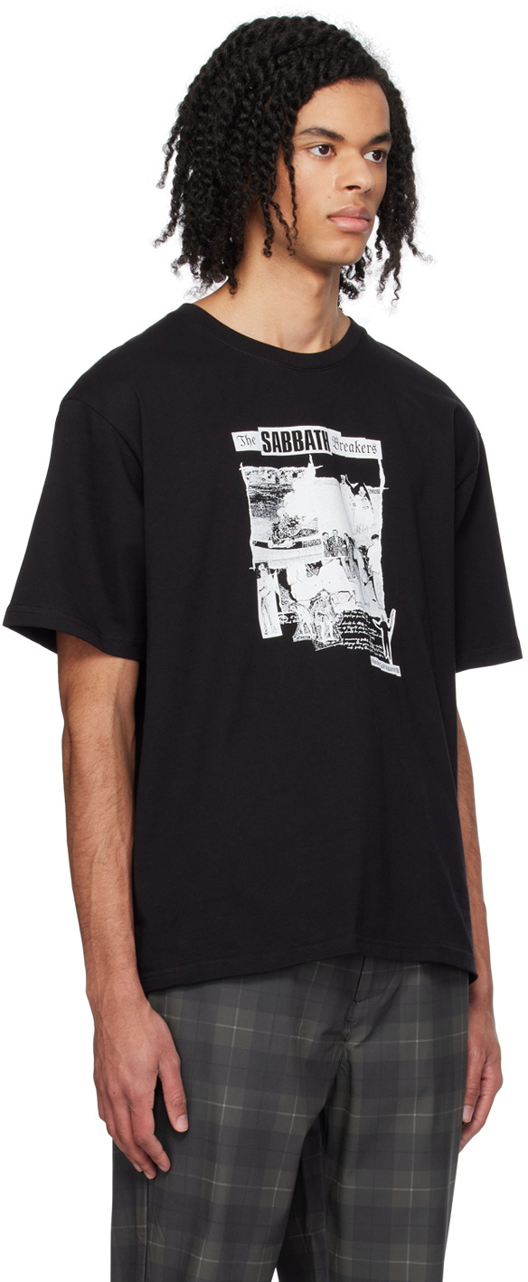 Manors Golf Black 'Sabbath Breakers' T-Shirt