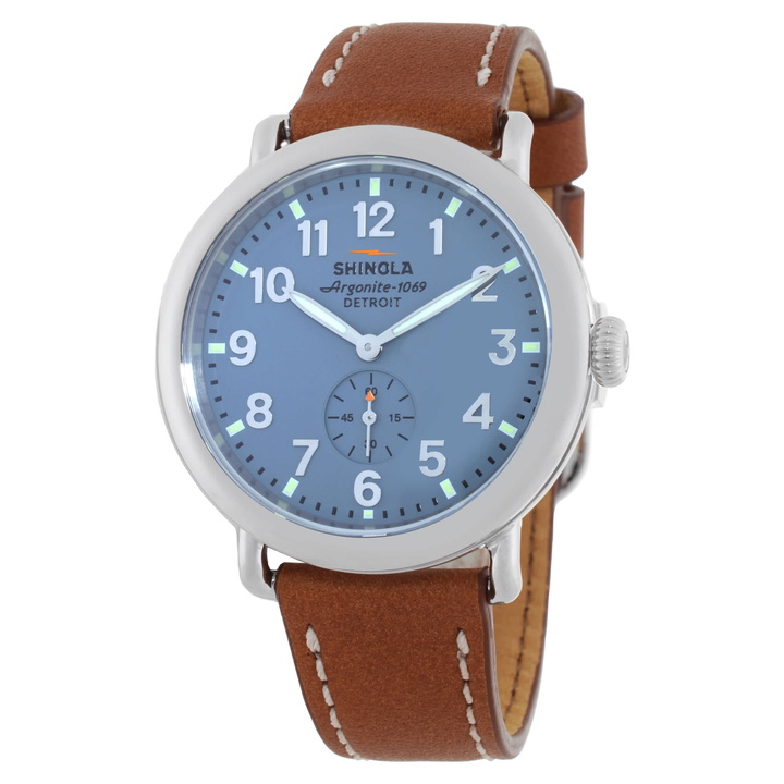 Photo: Shinola Runwell Quartz Blue Dial Mens Watch S011000024