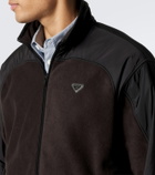 Prada Re-Nylon and fleece track jacket