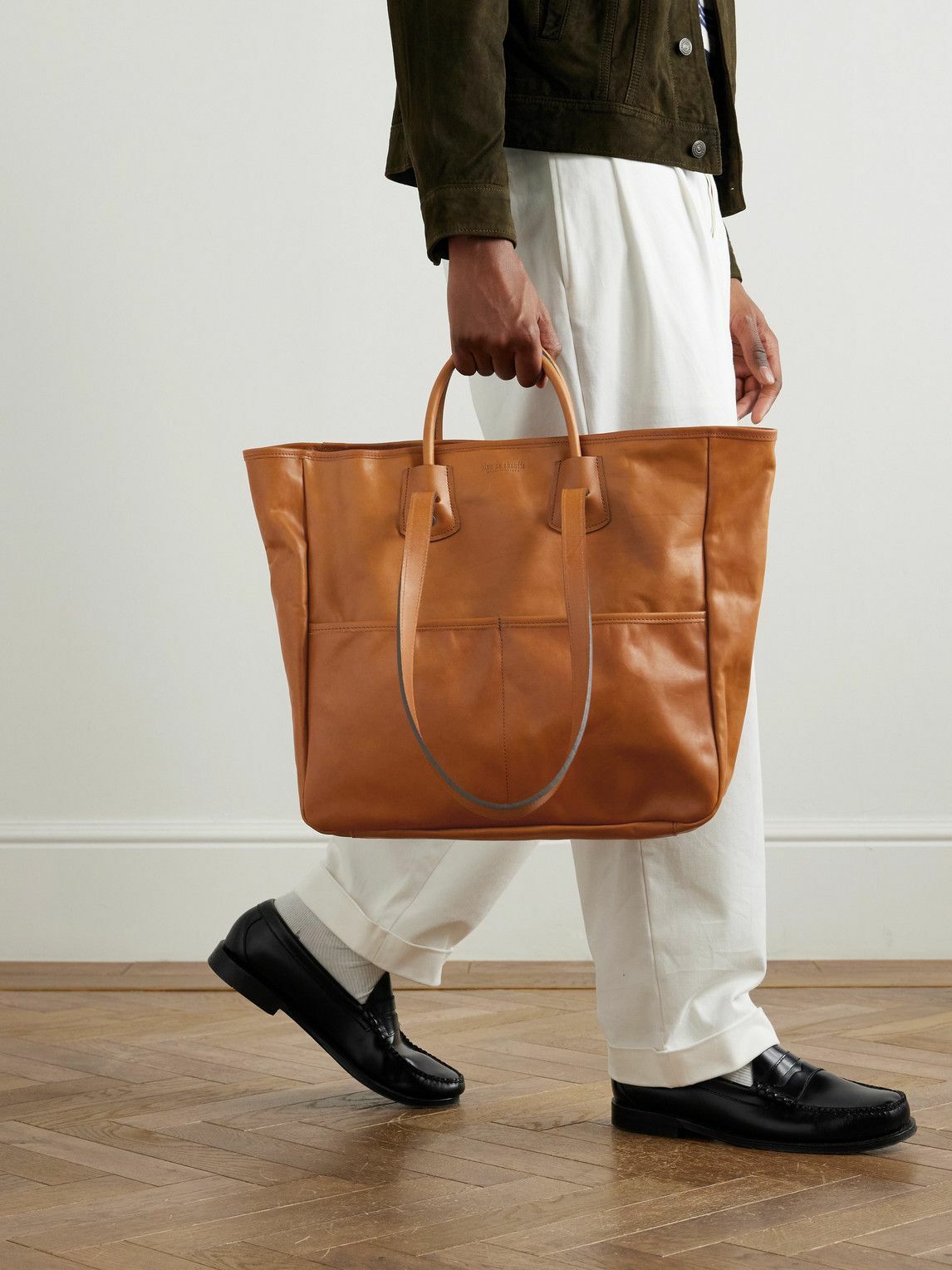 Bleu de Chauffe - Marco Leather Tote Bag