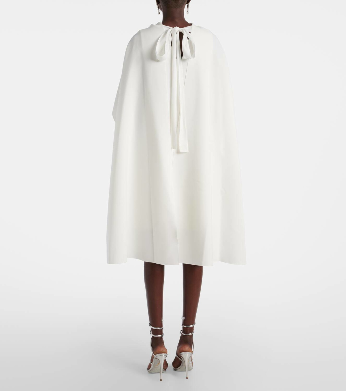 Roksanda Bridal Kaiya caped crêpe minidress