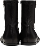 Dries Van Noten Black Zip Boots