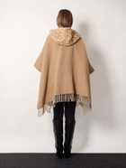 Fendi Poncho Beige Womens Cape