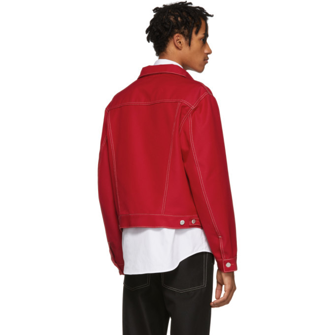 Helmut lang hot sale red coat