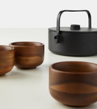 Serax Cast iron and wood tea set