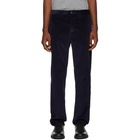 Moncler Navy Corduroy Trousers