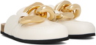 JW Anderson Off-White Chain Loafers