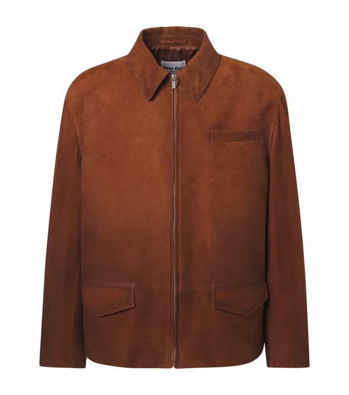 Photo: Miu Miu Suede blouson jacket
