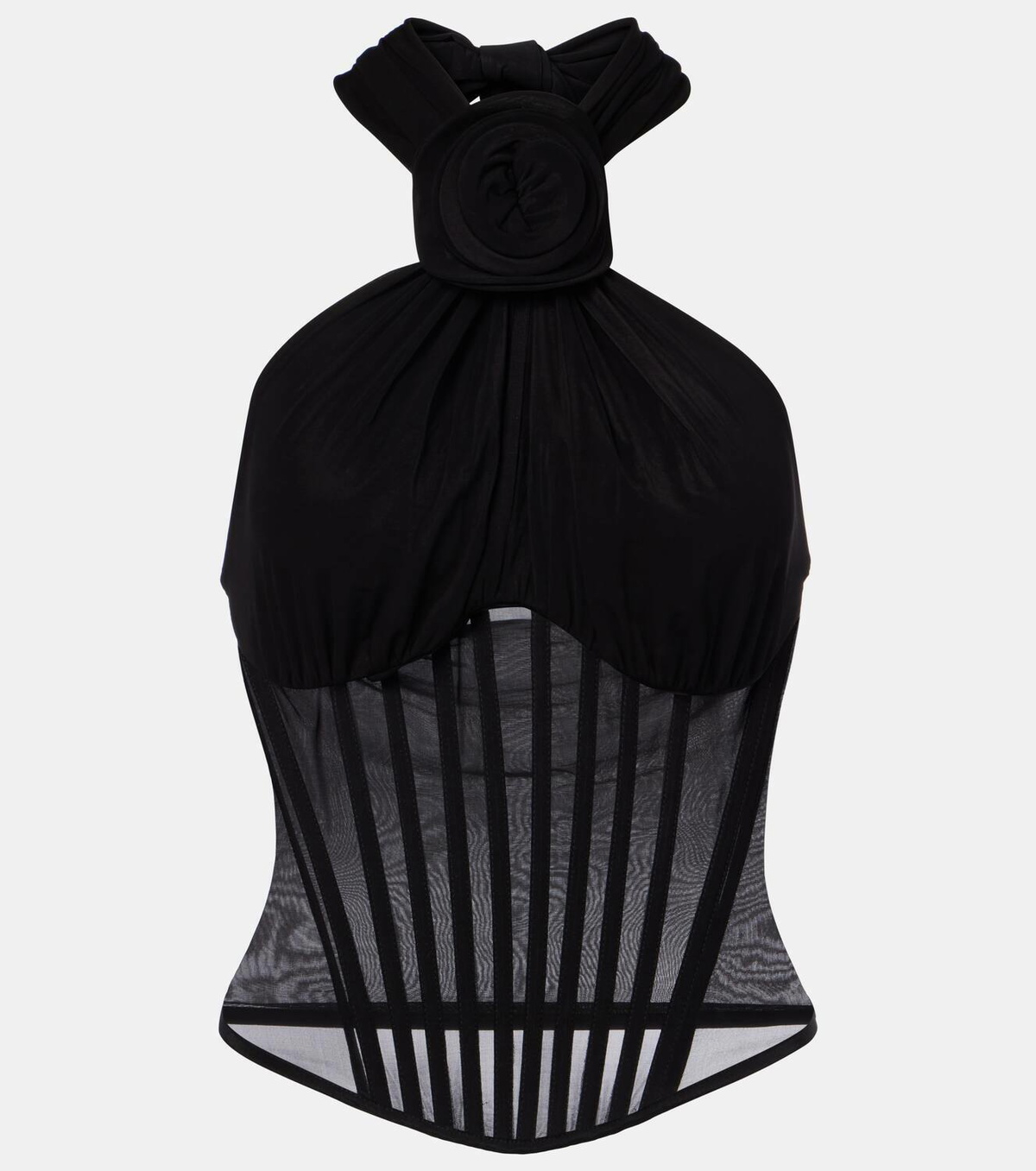 Magda Butrym Floral-appliqué corset