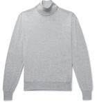 Canali - Slim-Fit Merino Wool Mock-Neck Sweater - Gray