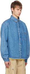 JACQUEMUS Blue Les Classiques 'La chemise Boulanger' Denim Jacket