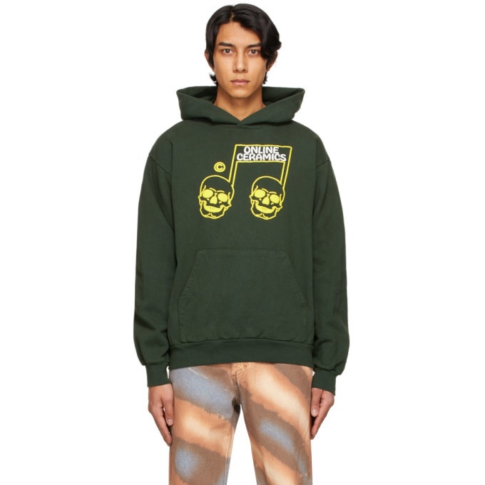 Photo: Online Ceramics Green The Sweet Sound Of Death Hoodie
