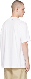 Comme des Garçons Shirt White Crewneck T-Shirt