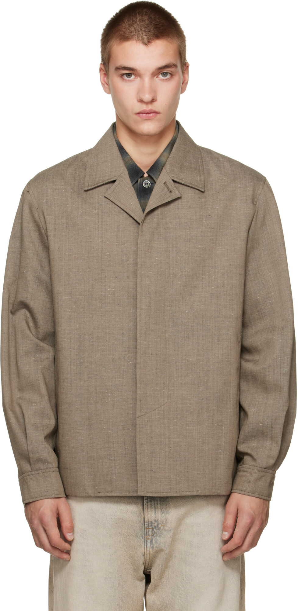 OUR LEGACY Brown Pack Blazer