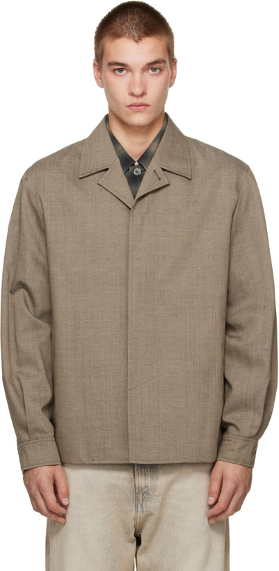 Photo: OUR LEGACY Brown Pack Blazer