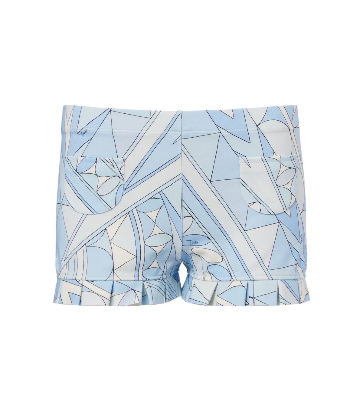 エミリオプッチ　シルク　プリント ショートパンツ36 PUCCI Printed Silk Twill Shorts Emilio Pucci