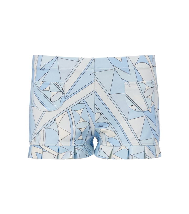 Photo: Pucci Manuba ruffled jersey shorts