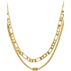 Alexander Wang Gold Double Chain Necklace