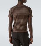 Miu Miu Striped cotton jersey T-shirt