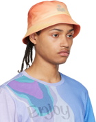 Isabel Marant Orange & Yellow Haley Bucket Hat