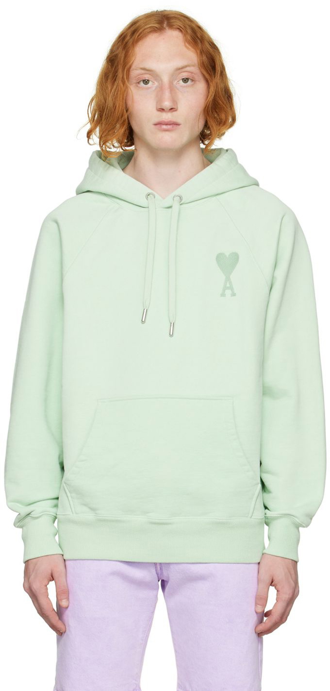 Ami paris best sale green hoodie