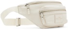 Marc Jacobs White 'The Leather Belt Bag' Pouch