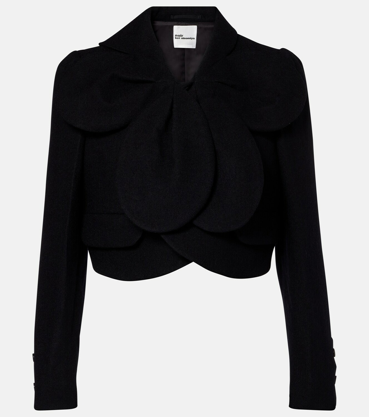 Noir Kei Ninomiya Cropped wool jacket