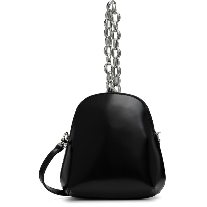 Photo: BY FAR Black Koko Semi Patent Leather Bag