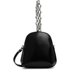 BY FAR Black Koko Semi Patent Leather Bag